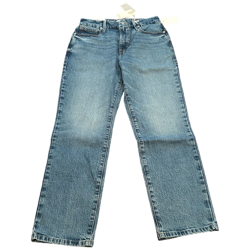 Good American Good‎ Vintage Jeans Womens Size 2/26 Blue Denim High Waisted NWT